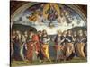 Lunette with Sibyls and Prophets-Pietro Perugino-Stretched Canvas