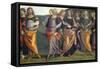 Lunette with Sibyls and Prophets-Pietro Perugino-Framed Stretched Canvas