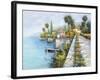 Lungo Lago-Guido Borelli-Framed Giclee Print