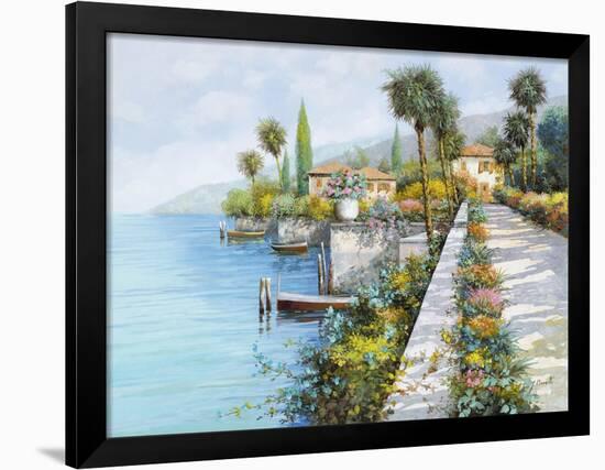 Lungo Lago-Guido Borelli-Framed Giclee Print