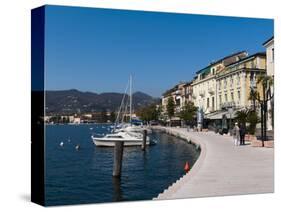 Lungolago Zanardelli, Salo, Lake Garda, Lombardy, Italian Lakes, Italy, Europe-Sergio Pitamitz-Stretched Canvas