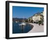 Lungolago Zanardelli, Salo, Lake Garda, Lombardy, Italian Lakes, Italy, Europe-Sergio Pitamitz-Framed Photographic Print