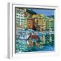 Lungomare di Camogli-Daniela Corallo-Framed Art Print