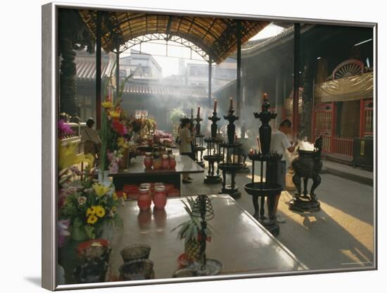 Lungshan Temple, Taipei, Taiwan-Israel Talby-Framed Photographic Print