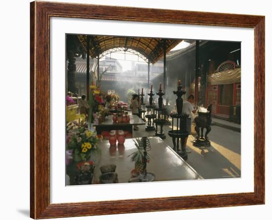 Lungshan Temple, Taipei, Taiwan-Israel Talby-Framed Photographic Print