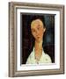 Lunia Czechowska, circa 1917-18-Amedeo Modigliani-Framed Giclee Print
