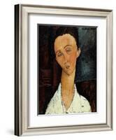 Lunia Czechowska, circa 1917-18-Amedeo Modigliani-Framed Giclee Print