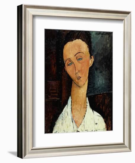 Lunia Czechowska, circa 1917-18-Amedeo Modigliani-Framed Giclee Print