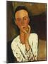 Lunia Czechowska (With Hand on the Right Cheek); Lunia Czechowska (La Main Gauche Sur La Joue),…-Amedeo Modigliani-Mounted Giclee Print