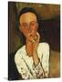 Lunia Czechowska (With Hand on the Right Cheek); Lunia Czechowska (La Main Gauche Sur La Joue),…-Amedeo Modigliani-Stretched Canvas