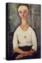 Lunia Czechowska-Amedeo Modigliani-Stretched Canvas