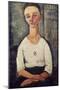 Lunia Czechowska-Amedeo Modigliani-Mounted Giclee Print