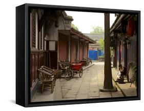 Luodai Ancient Town, Chengdu, Sichuan Province, China, Asia-Simon Montgomery-Framed Stretched Canvas