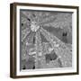 Lupin Dew I B&W-Adam Brock-Framed Giclee Print