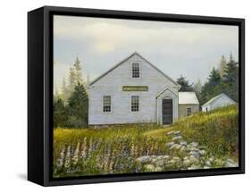 Lupines at the School-Jerry Cable-Framed Stretched Canvas