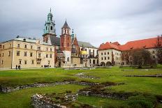 Wawel Castle on the Vistula River in Cracow (Krakow), Poland-luq-Photographic Print