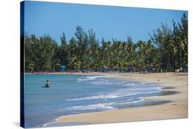 Luquillo Beach, Puerto Rico, West Indies, Caribbean, Central America-Michael Runkel-Stretched Canvas