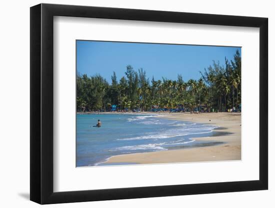 Luquillo Beach, Puerto Rico, West Indies, Caribbean, Central America-Michael Runkel-Framed Photographic Print