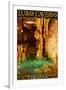 Luray Caverns, Virginia - Wishing Well-Lantern Press-Framed Art Print