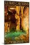 Luray Caverns, Virginia - Wishing Well-Lantern Press-Mounted Art Print