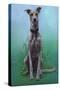 Lurcher Jaeger-Karie-Ann Cooper-Stretched Canvas