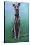 Lurcher Jaeger-Karie-Ann Cooper-Stretched Canvas