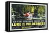 Lure of the Wilderness, UK Movie Poster, 1952-null-Framed Stretched Canvas