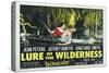 Lure of the Wilderness, UK Movie Poster, 1952-null-Stretched Canvas