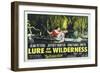 Lure of the Wilderness, UK Movie Poster, 1952-null-Framed Art Print