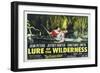 Lure of the Wilderness, UK Movie Poster, 1952-null-Framed Art Print