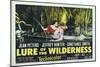 Lure of the Wilderness, UK Movie Poster, 1952-null-Mounted Art Print