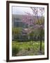 Lurie Garden and Art Institute of Chicago, Millennium Park, Chicago, Illinois, USA-Amanda Hall-Framed Photographic Print