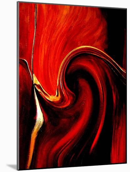 Luscious Red-Ruth Palmer 2-Mounted Art Print