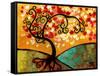 Lush Blossom Tree-Natasha Wescoat-Framed Stretched Canvas