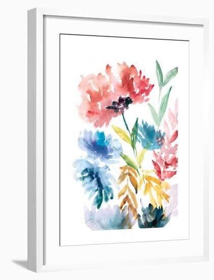 Lush Floral I-Rebecca Meyers-Framed Giclee Print