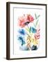 Lush Floral I-Rebecca Meyers-Framed Giclee Print