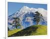 Lush hills in front of Mount Egmont-Jami Tarris-Framed Photographic Print