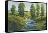 Lush Landscape III-Tim OToole-Framed Stretched Canvas