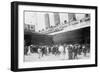 Lusitania at New York Dock-null-Framed Art Print
