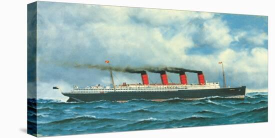 Lusitania, c.1908-Antonio Jacobsen-Stretched Canvas