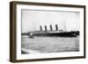 Lusitania Maiden Voyage Photograph - New York, NY-Lantern Press-Framed Art Print