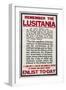 Lusitania Recruitment-null-Framed Art Print