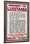 Lusitania Recruitment-null-Framed Art Print