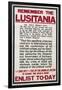 Lusitania Recruitment-null-Framed Art Print