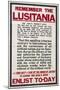 Lusitania Recruitment-null-Mounted Art Print