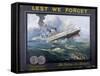 Lusitania Torpedoed by a German Submarine on Her Return Journey from New York to Liverpool-null-Framed Stretched Canvas