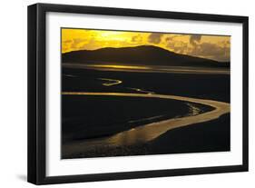 Luskentyre Sand Banks in the Sound of Taransay, South Harris, Outer Hebrides, Scotland, UK, June-Muñoz-Framed Photographic Print