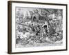 Lust, from the Seven Deadly Sins, Engraved by Pieter Ven Der Heyden, 1558-Pieter Bruegel the Elder-Framed Giclee Print