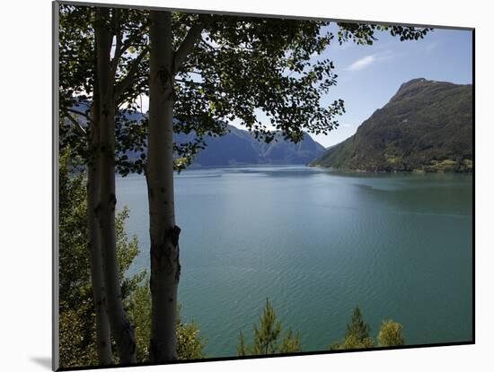 Lustrafjorden Near Dale, Sogn Og Fjordane, Norway, Scandinavia, Europe-Hans Peter Merten-Mounted Photographic Print