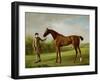 Lustre, Held by a Groom, c.1760-62-George Stubbs-Framed Giclee Print